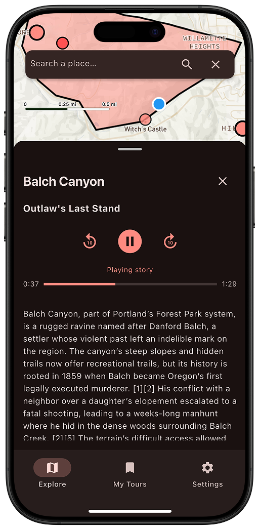 Storydex app showing personalized learning options